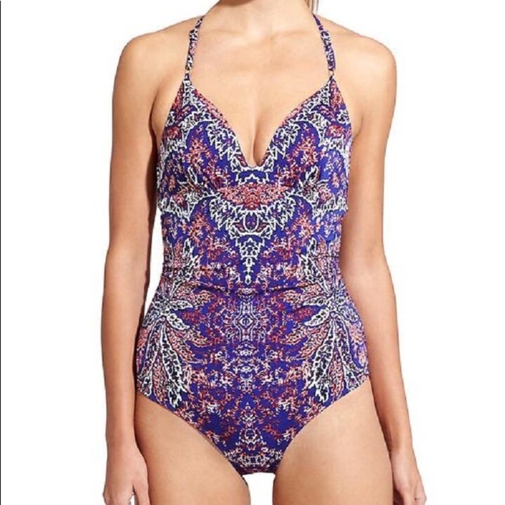 ATHLETA WOMEN'S AQUALUXE MOLDED ONE PC SWIMSUIT